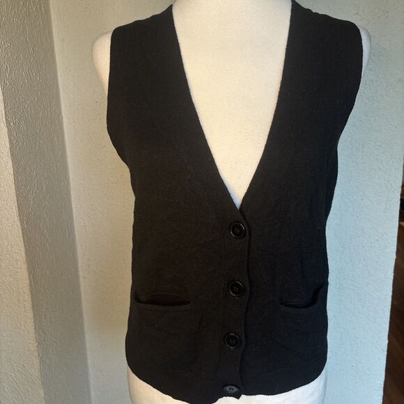 Express Design Studio Wool Blend Sweater Vest Size Medium - Picture 2 of 7